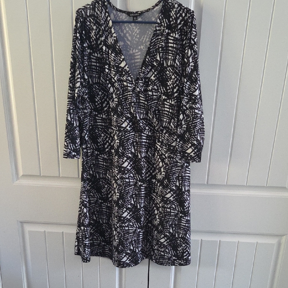 George Monochrome Patterned Top